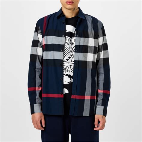 burberry casual shirt men|burberry long sleeve shirts.